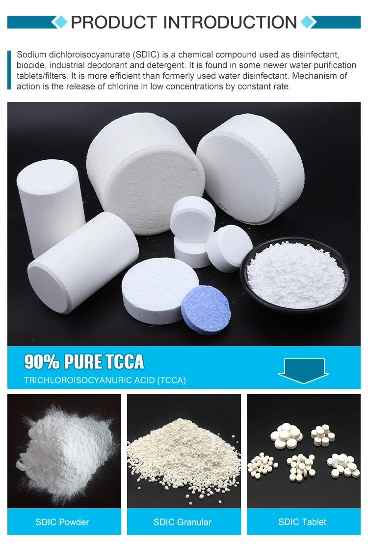 Factory Price Dichloroisocyanuric Acid / SDIC Granular Disinfectant.