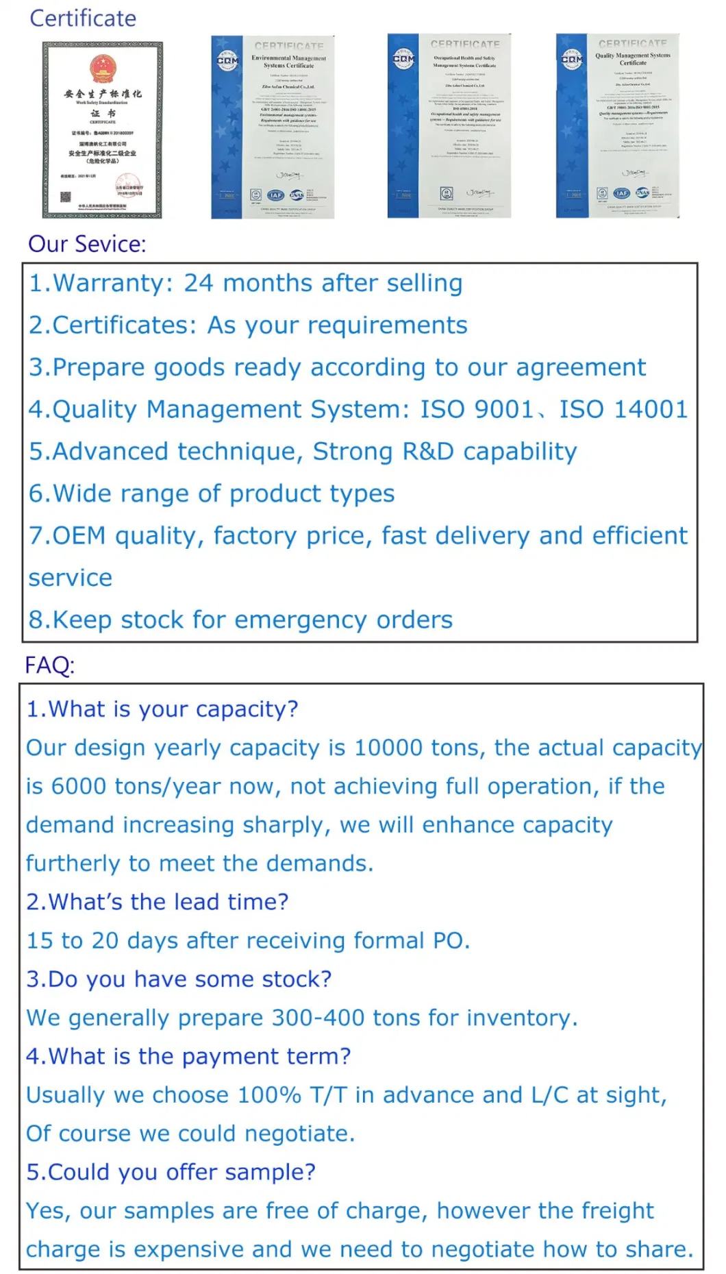 China Factory Price Fluorine Refrigerant Chinese Manufacturer Foaming Agent Hfc-245fa